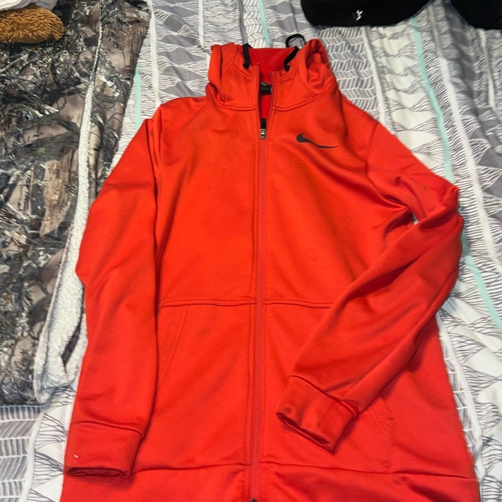 red zipup